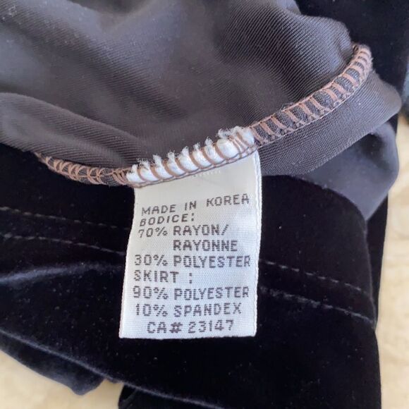 Talbots Petites Grey & Black Velvet Maxi Dress - Picture 14 of 14